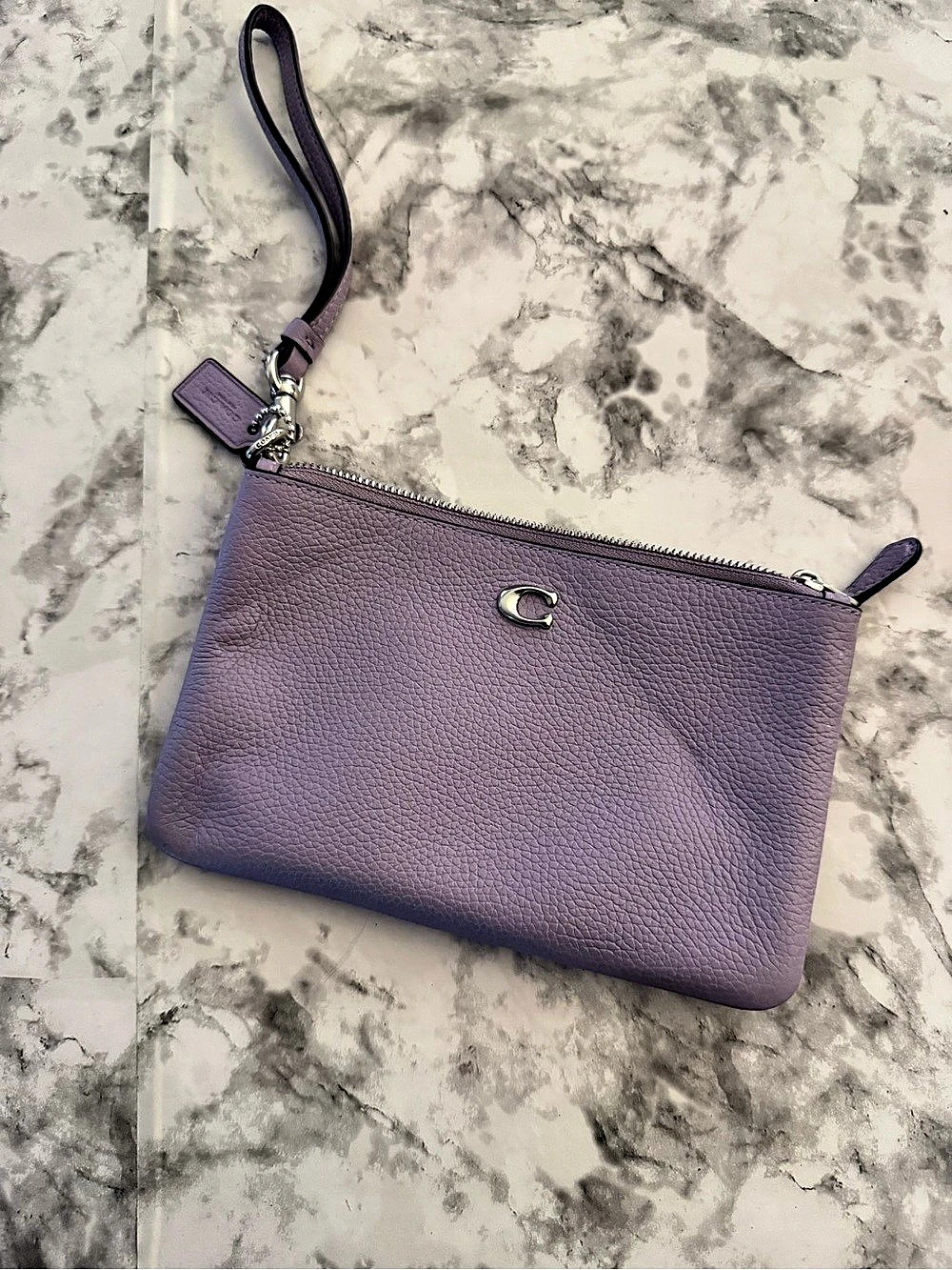 Coach Essential Small Wristlet in Purple Like New